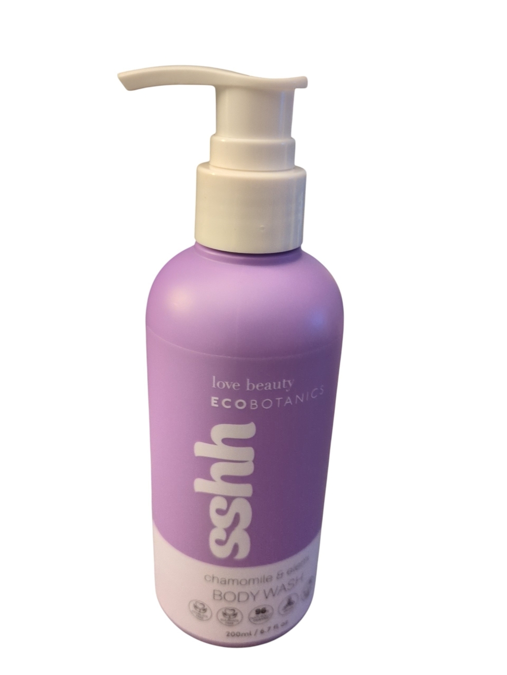 Ecobotanics Ssshh Chamomile & Oat Body Wash - Lavender Bottle